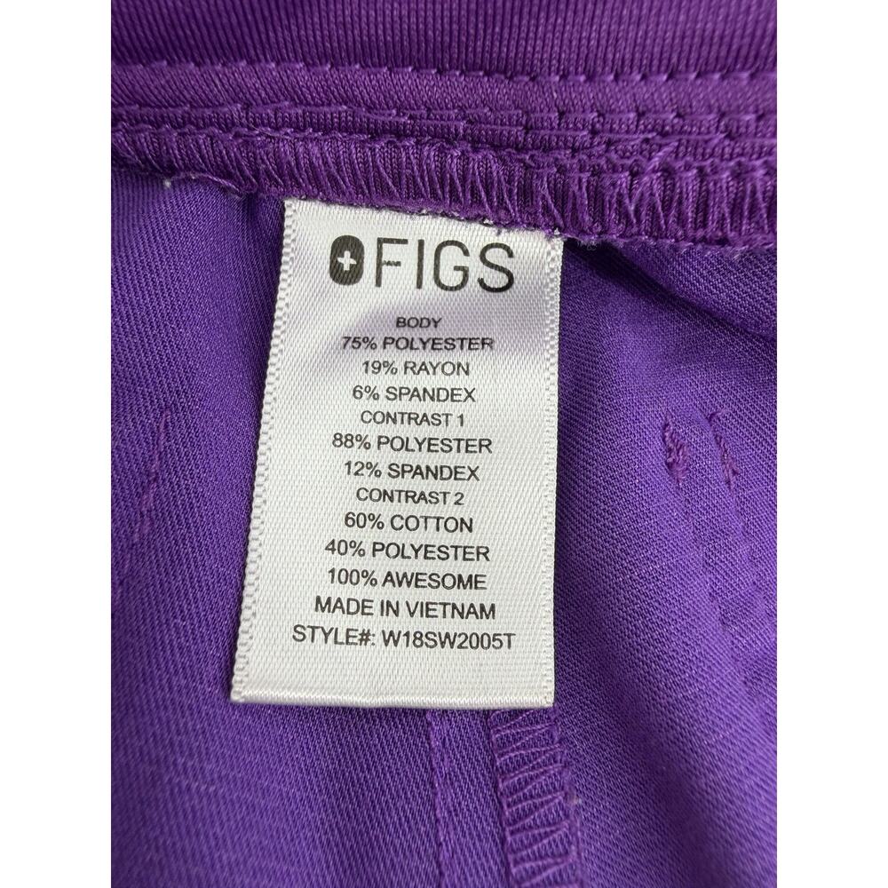 Figs Women’s Scrub Pants XXS Purple Joggers Technical Collection W18SW2005T - Picture 8 of 10